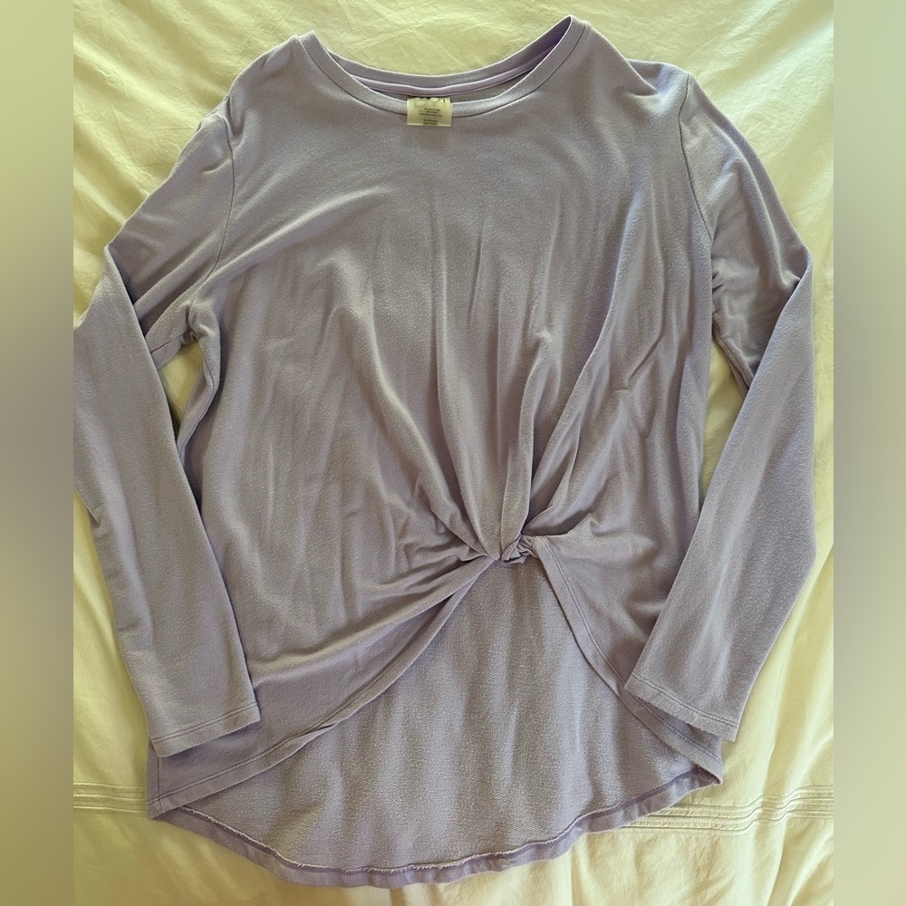 DYI lavender sweatshirt